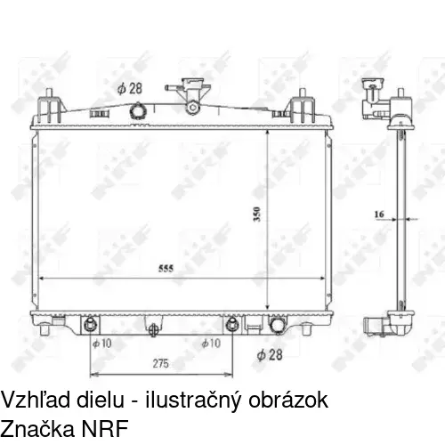 Chladiče vody POLCAR 453308-2