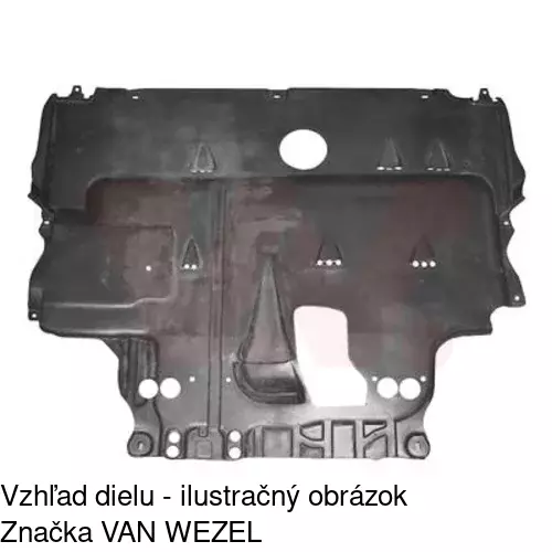 Kryt motora POLCAR 454134-6 - obr. 1