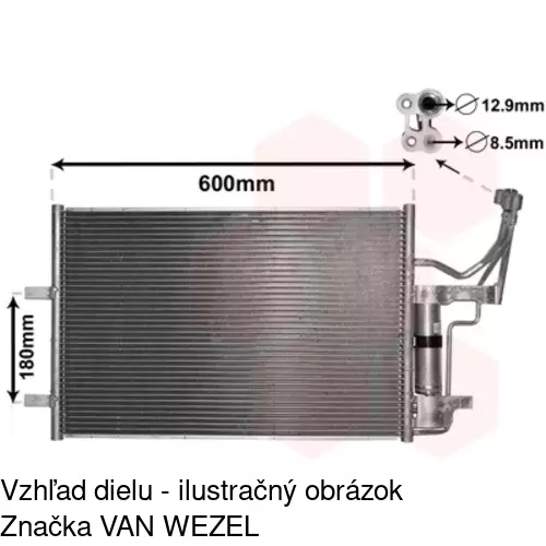 Chladiče klimatizácie POLCAR 4541K8C1 - obr. 4