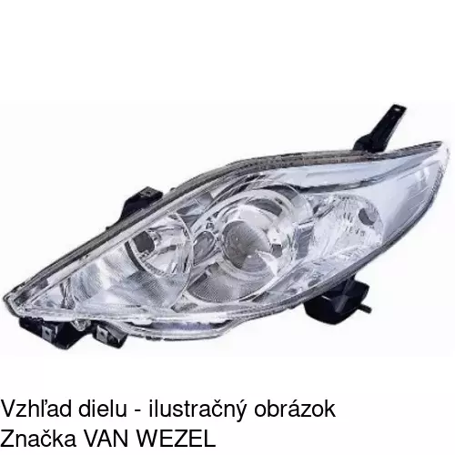 Hlavný reflektor POLCAR 455009-E - obr. 4