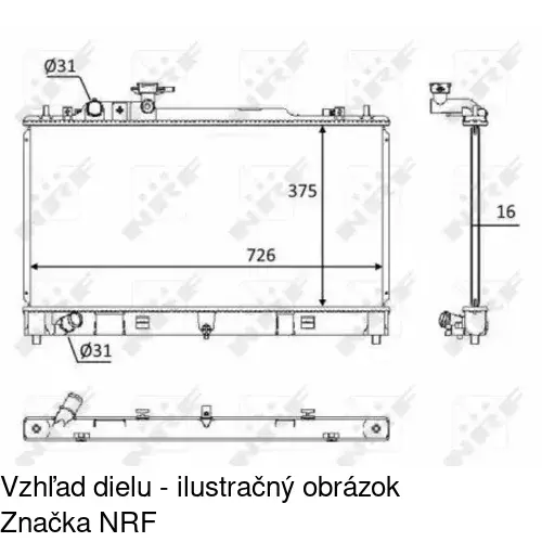 Chladiče vody POLCAR 456008-7