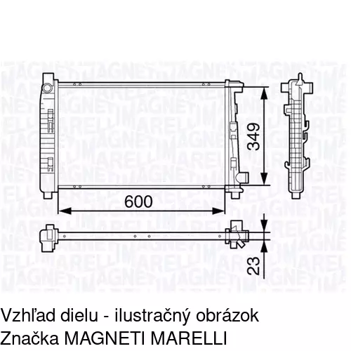 Chladiče vody POLCAR 500508-5 - obr. 1