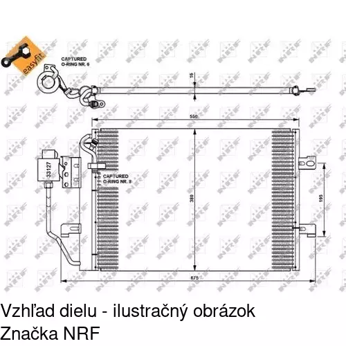 Chladiče klimatizácie POLCAR 5005K8C1 - obr. 2