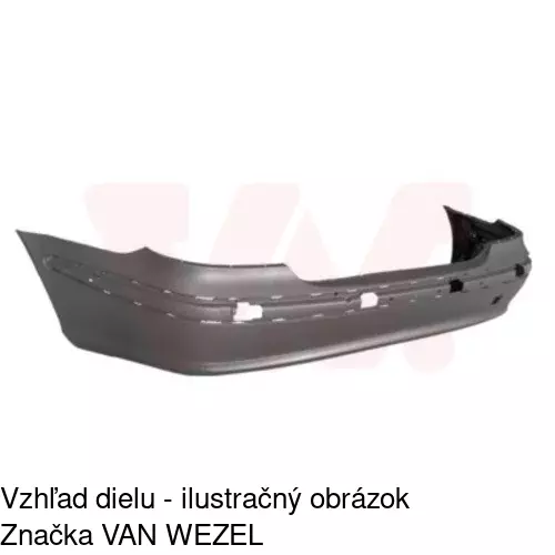 Zadný nárazník 501696 /POLCAR/