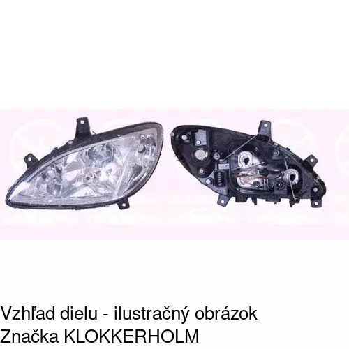 Hlavný reflektor POLCAR 5040091E - obr. 4