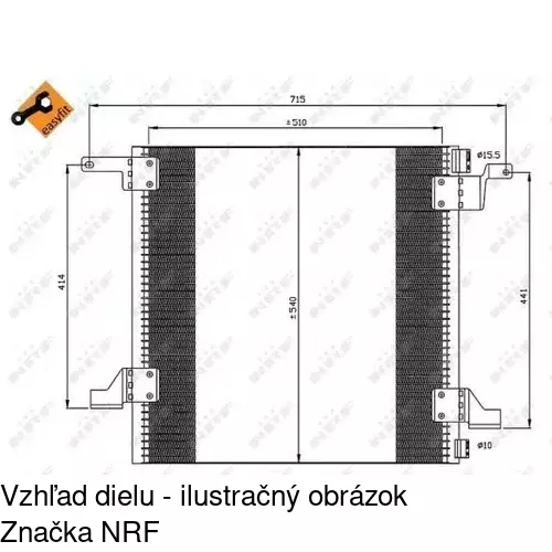 Chladiče klimatizácie POLCAR 5044K8C2 - obr. 1