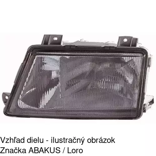 Hlavný reflektor POLCAR 5062091H - obr. 2