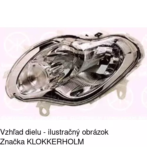 Hlavný reflektor POLCAR 5095102E