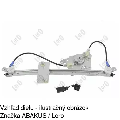 Elektrický mechanizmus okna dverí POLCAR 5095PSE1