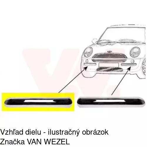 Lišta nárazníka POLCAR 51010714 - obr. 1