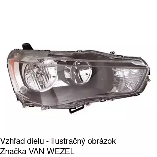 Hlavný reflektor POLCAR 526710-E - obr. 1