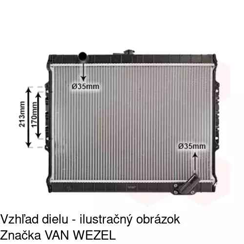 Chladiče vody POLCAR 527008-4