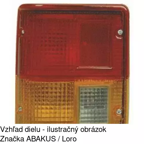 Zadné svetlo 527087 /POLCAR/ - obr. 1