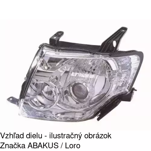 Hlavný reflektor POLCAR 528709-E - obr. 2