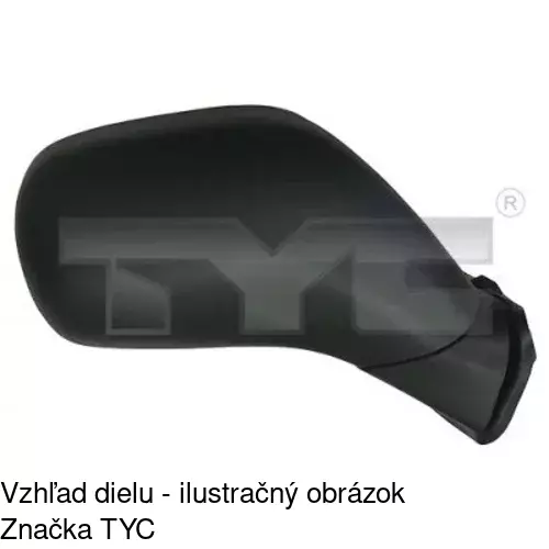 Vonkajšie zrkadlo POLCAR 550351-M