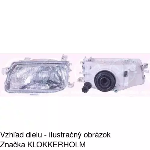 Hlavný reflektor POLCAR 5507095E - obr. 2