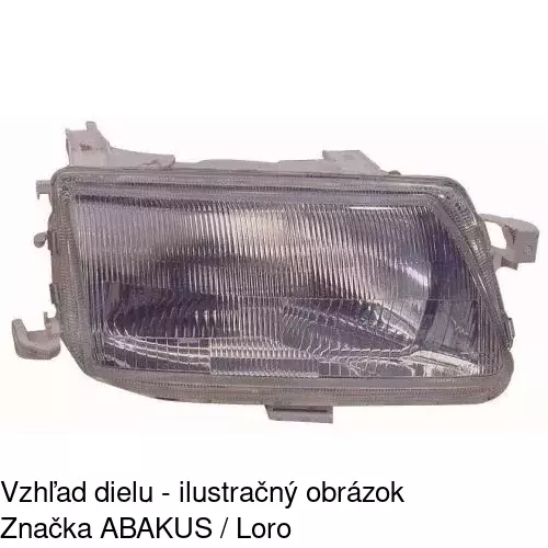 Hlavný reflektor POLCAR 550710-E - obr. 3