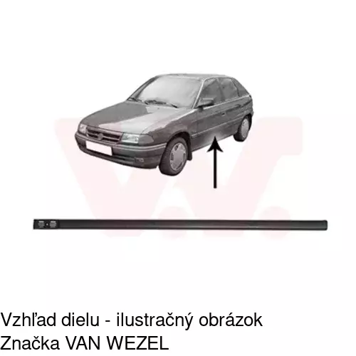 Lišta dverí POLCAR 55074051