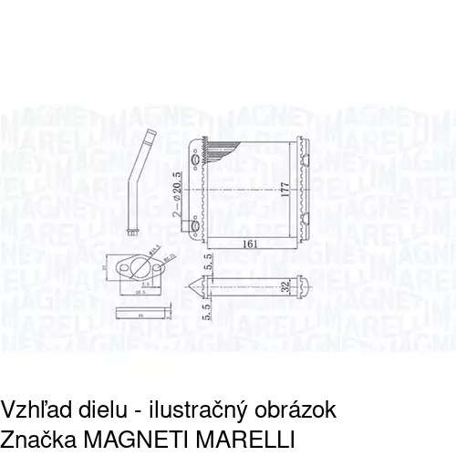 Radiátory POLCAR 5507N8-1 - obr. 2