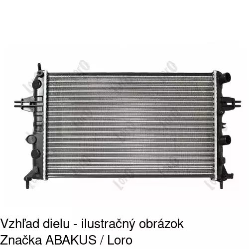 Chladiče vody POLCAR 550808A1