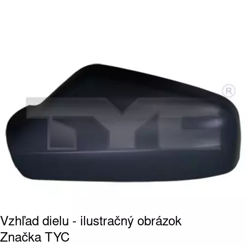 Vonkajšie zrkadlo POLCAR 5508511E - obr. 1