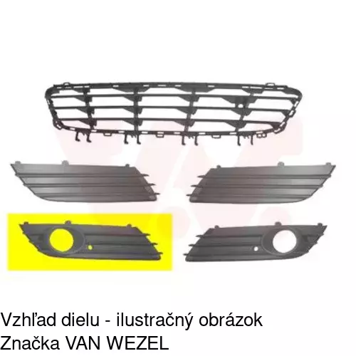 Kryt v nárazníku POLCAR 550927-4 - obr. 2