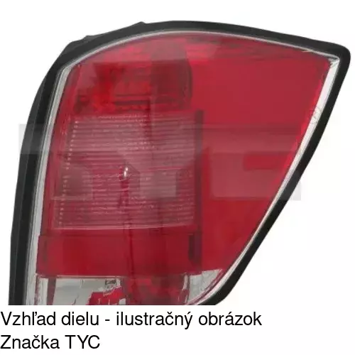 Zadné svetlo POLCAR 5509873E