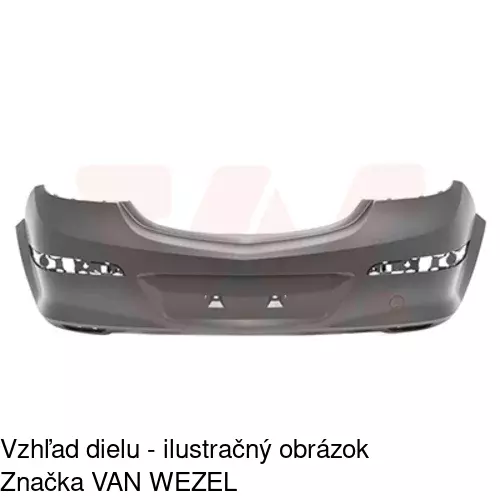 Zadný nárazník 55099611J /POLCAR/ - obr. 2