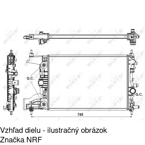 Chladiče vody POLCAR 551108-4