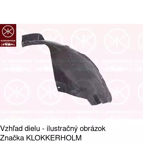 Podblatník (plast) POLCAR 5511FP1Q