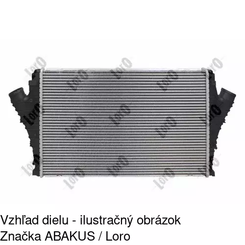 Chladiče vzduchu (Intercoolery) POLCAR 5518J8-6 - obr. 1