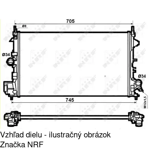 Chladiče vody POLCAR 551908-1