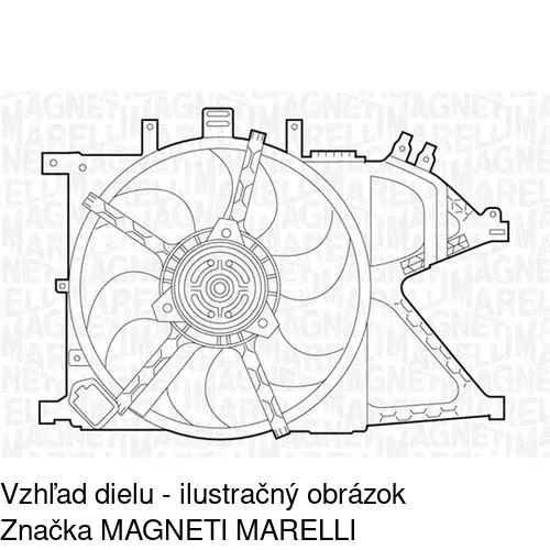 Ventilátor bez krytu / podpery POLCAR 555623U3 - obr. 2