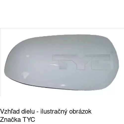 Rám vonkajšieho zrkadla POLCAR 555654PM - obr. 1