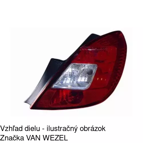 Zadné svetlo POLCAR 5558884V - obr. 1