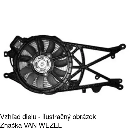 Ventilátory chladičov 555923W2 /POLCAR/ - obr. 2