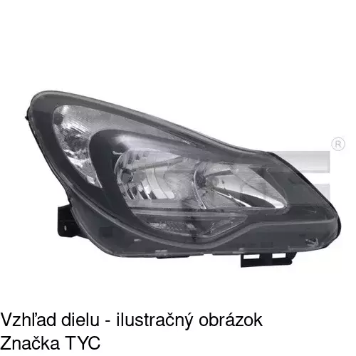 Hlavný reflektor POLCAR 55B1093E - obr. 1