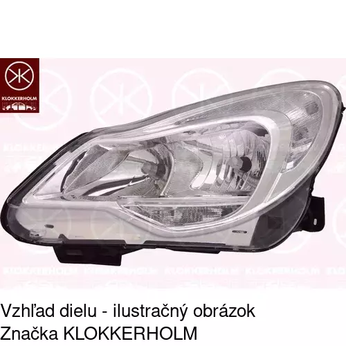 Hlavný reflektor POLCAR 55B110-E - obr. 3