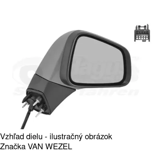 Vonkajšie zrkadlo 55L1514M /POLCAR/ - obr. 2