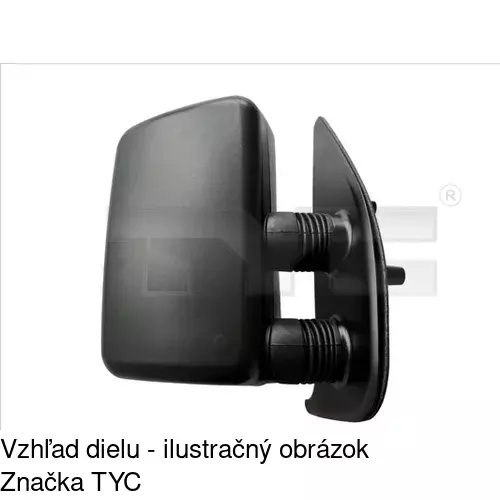 Vonkajšie zrkadlo POLCAR 570252-M