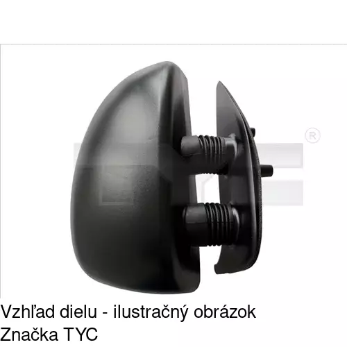 Vonkajšie zrkadlo POLCAR 5702526E