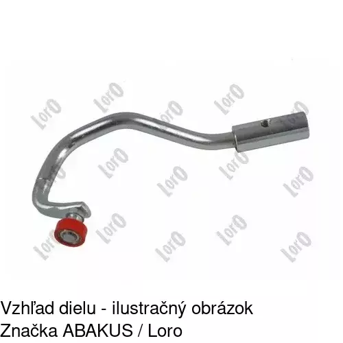 Vozík - kolieska pant posuvných dverí POLCAR 5702Z-72 - obr. 1