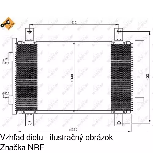 Chladiče klimatizácie POLCAR 5704K8C1S