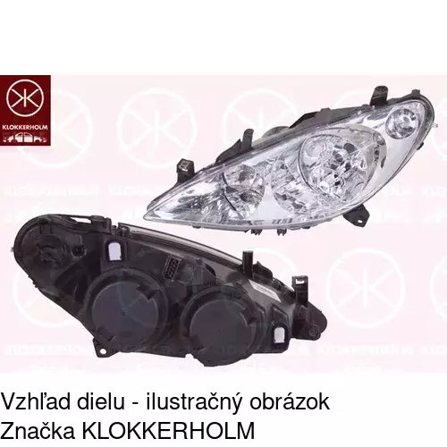 Hlavný reflektor 5710103E /POLCAR/ - obr. 2