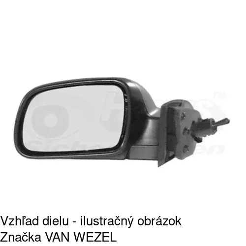 Rám vonkajšieho zrkadla POLCAR 571054TE - obr. 4