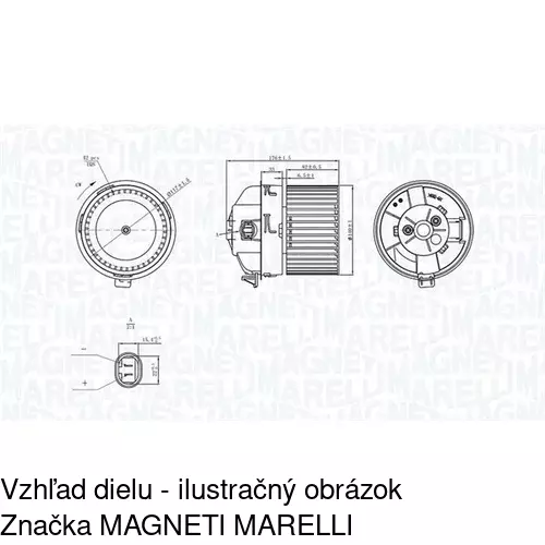 Ventilátory kúrenia 5712NU2X /POLCAR/