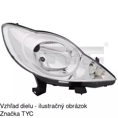 Hlavný reflektor POLCAR 571610-V - obr. 1