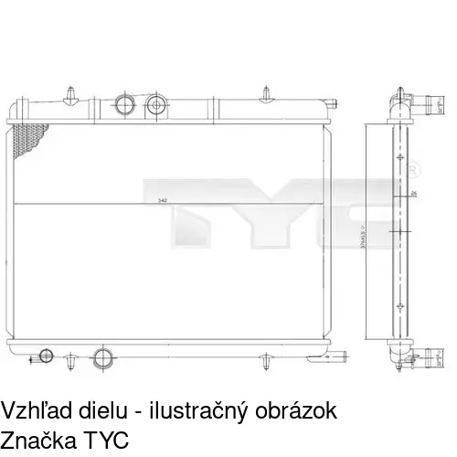 Chladiče vody POLCAR 572308-4 - obr. 4