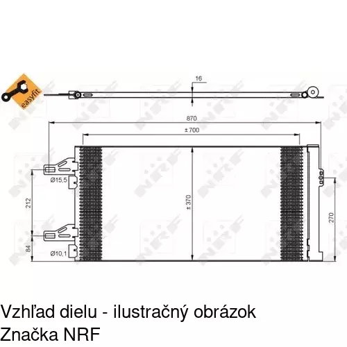 Chladiče klimatizácie POLCAR 5770K8C1S - obr. 2