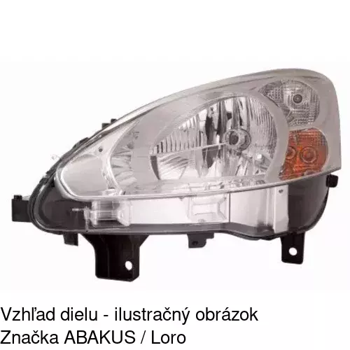 Hlavný reflektor POLCAR 57U110-E - obr. 2